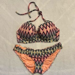 Victoria's Secret Getaway Halter Underwire bikini set